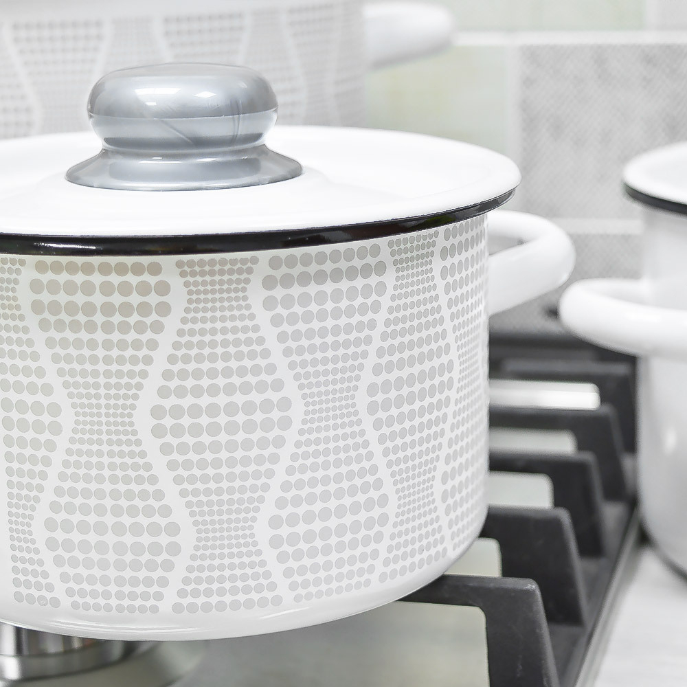 Набор кастрюль "Геометрия"