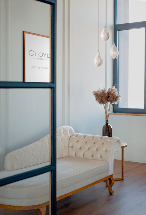 Подвесной светильник Cloyd MANGRA P1 / керамика - золото (арт.10955)