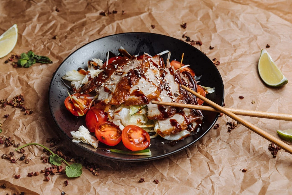 Салат с уткой по-пекински