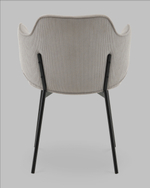 Стул Джиннет велюр светло-серый