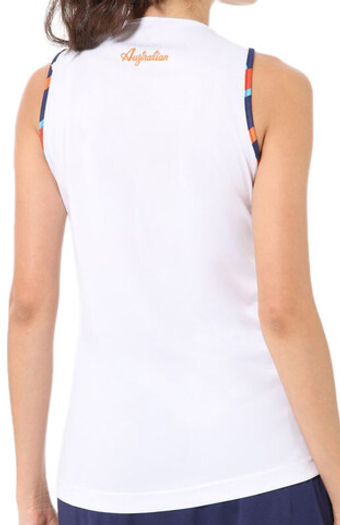 Женский топ теннисный Australian T-Shirt Ace With Printed Insert - небесный