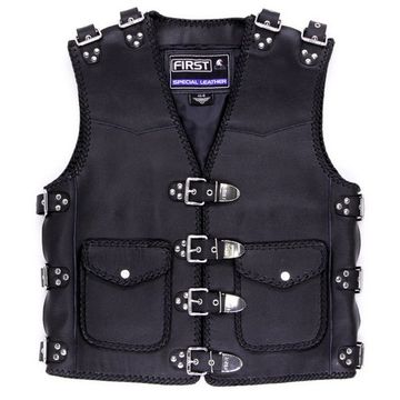 Жилет с оплеткой на 4 пряжки