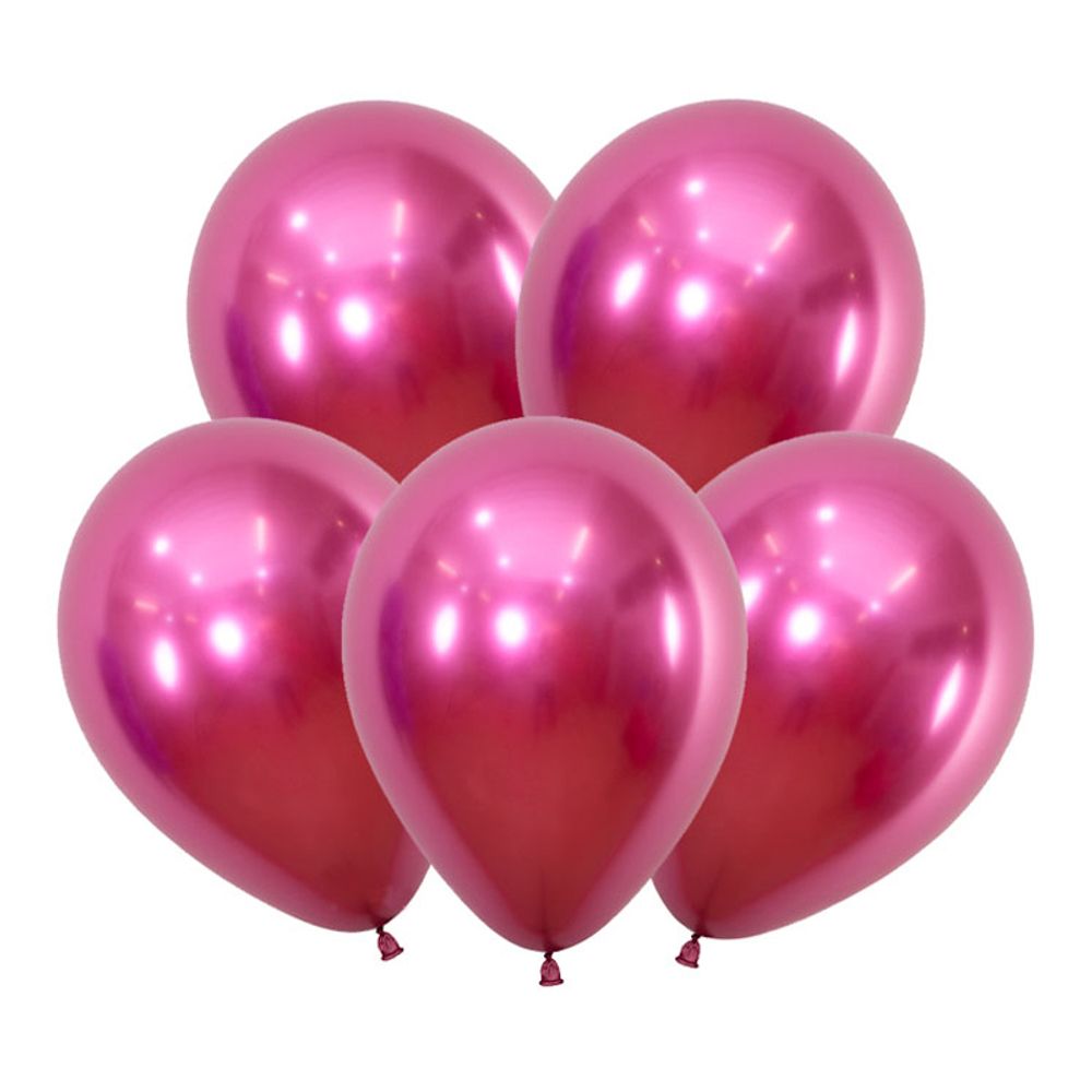 S 5&quot; Зеркальные Рефлекс Фуксия / Reflex Fuchsia / 50 шт.