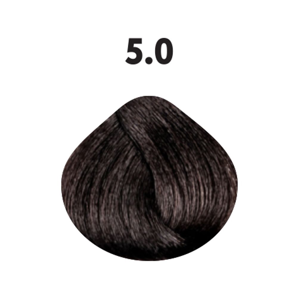 5.0 крем-краска KAARAL Baco Color Fast светлый каштан - 100 мл.