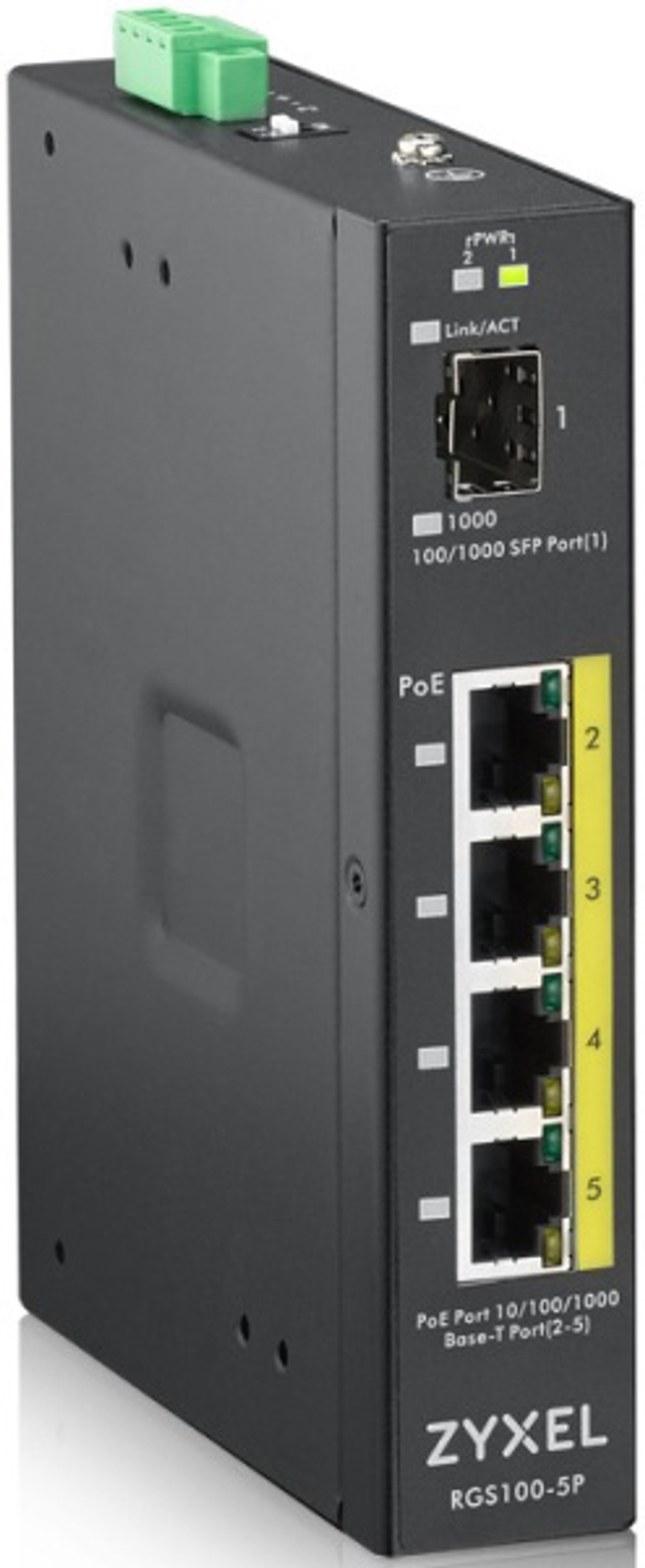 Коммутатор неуправляемый ZYXEL RGS100-5P-ZZ0101F