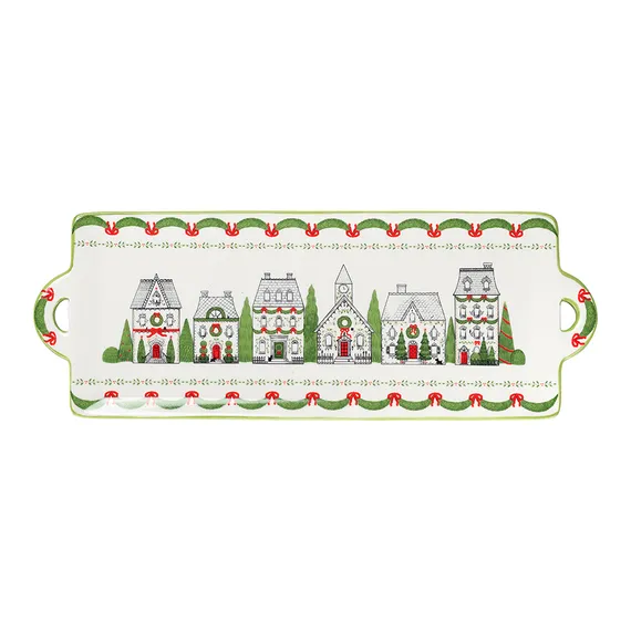 Блюдо сервировочное olgod из коллекции new year essential, 34см