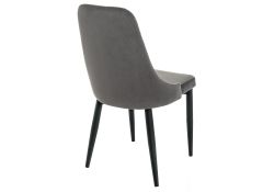 Стул на металлокаркасе Kora dark gray / black