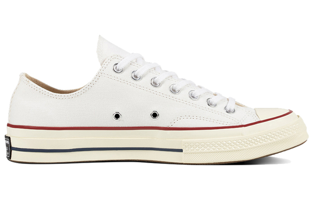 Converse 1970s chuck taylor non-slip breathable lightweight low-top canvas shoes for men and women the same white