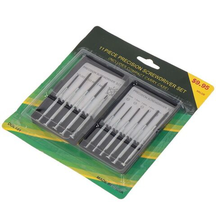 56132 Набор отверток для точных работ 11 предметов