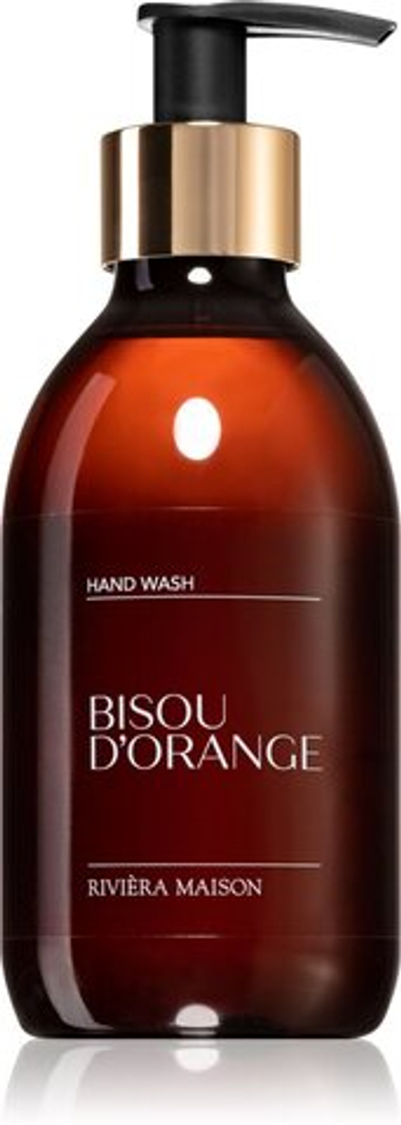 Riviera Maison Hand Wash Bisou d‘Orange - питательное жидкое мыло для рук /   300  ml  / GTIN 8720142071066