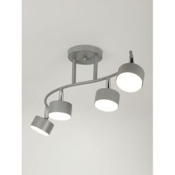 Светильник настенно-потолочный спот Rivoli   7077-704 4хGX53 15 Вт поворотный