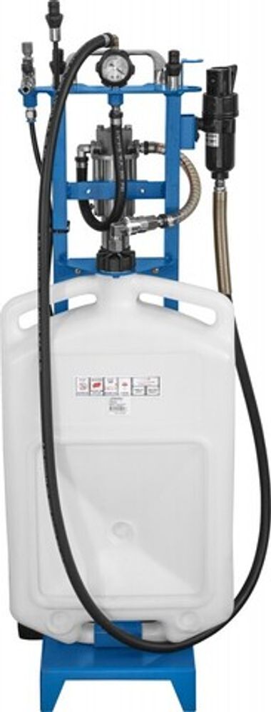 AE300025 Приспособление для отбора технических жидкостей. Пневматический привод. 16 л