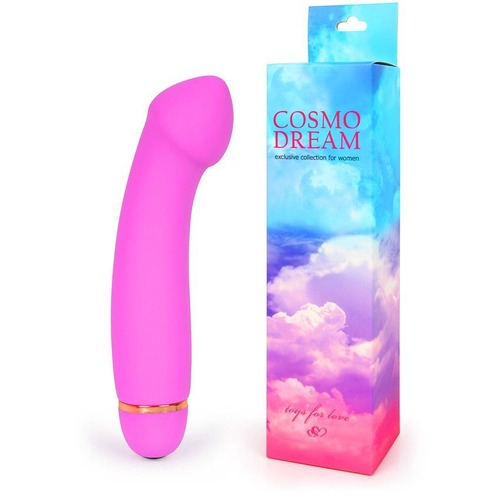 Вибратор для точки G Cosmo Dream, изогнутая головка, 15 см