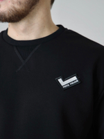 Свитшот мужской черный Город Горький галочка