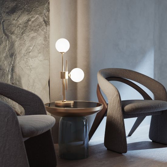 01383/2 / настольный светильник /латунь