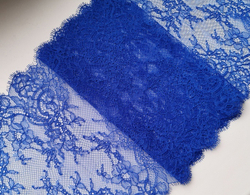 Кружево шантильи (с ресничками), ривьера, купон