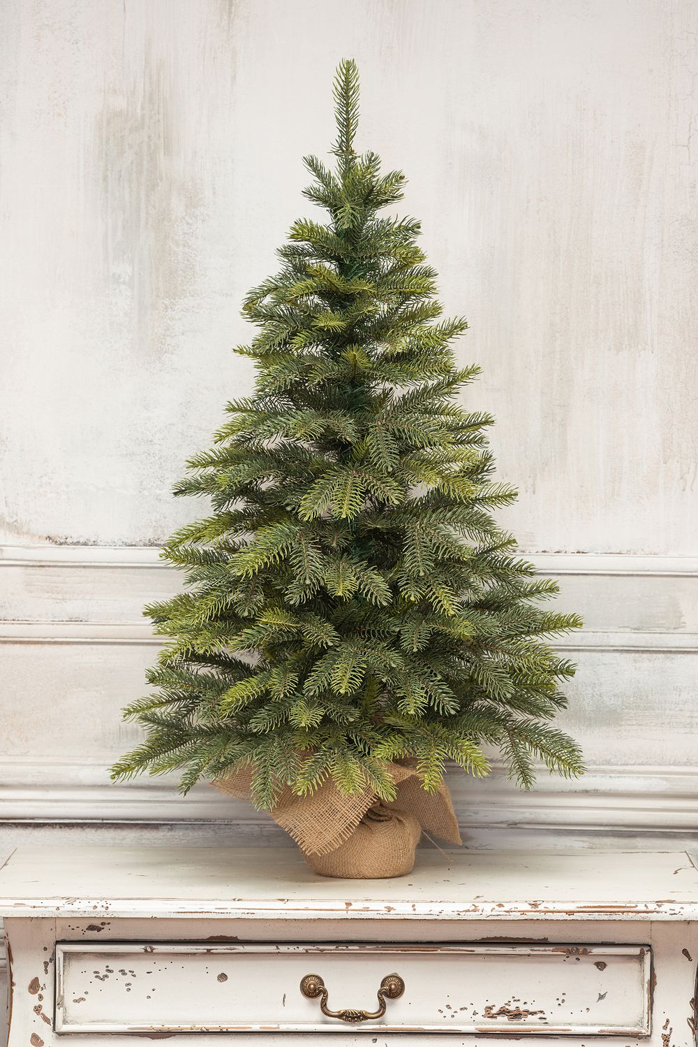 Настольная елка "Богемская" (Литая хвоя+пвх) высота 60 см / 90 см