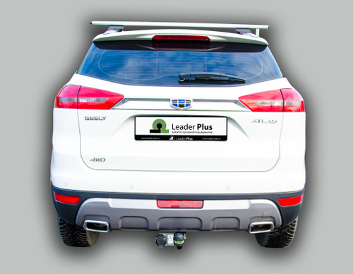 Фаркоп Лидер-Плюс для GEELY ATLAS 2016- с электрикой (Smart) и сертифкатом в комплекте арт.(G204-A)
