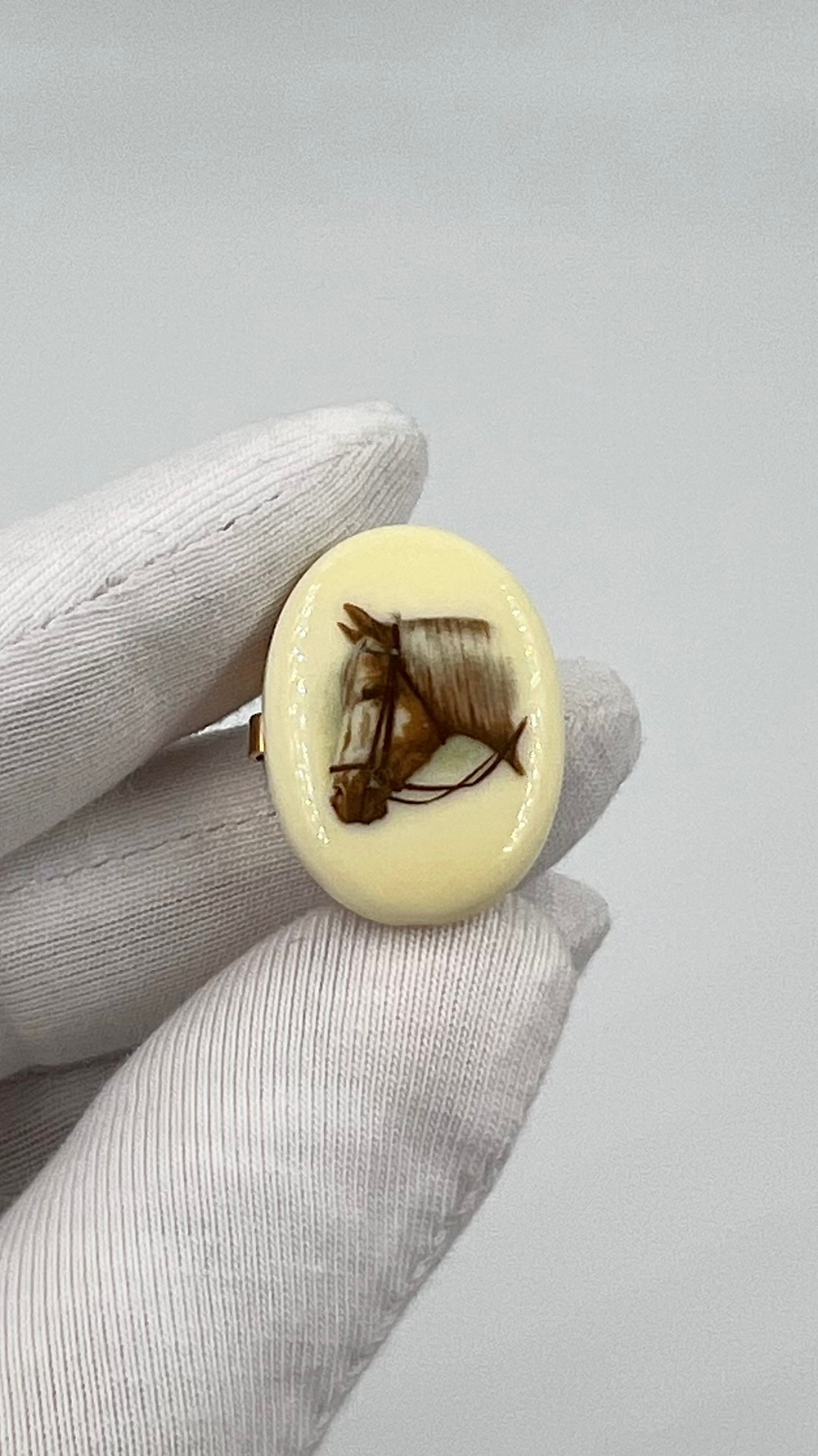 Накладка на пуговицу Лошадь