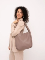 Сумка большая через плечо шоппер мешок