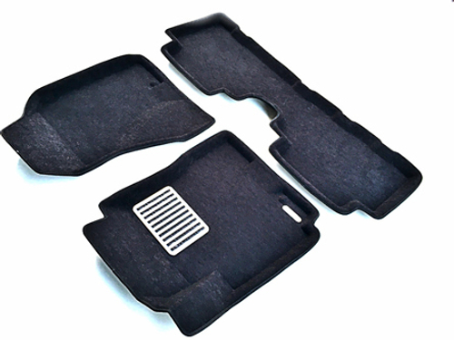 Коврики салона для KIA Sportage (2005-2010)/HYUNDAI Tucson (2004-2010) Euromat 3D Lux черные. Арт. EM3D-002720