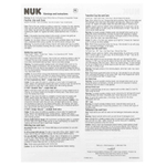 NUK, Ортодонтическая пустышка, недорогая упаковка для животных, для детей 0–6 месяцев, 5 упаковок
