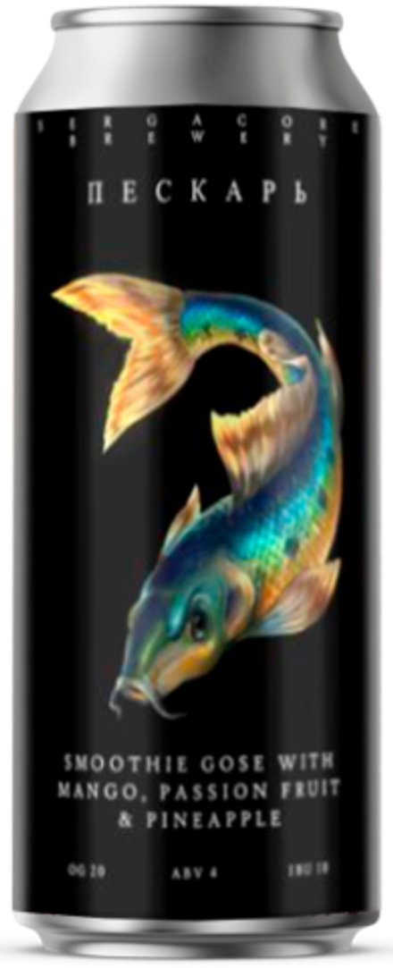 Пиво Сергакор Пескарь / Sergacore Peskar 0.5 - 6шт