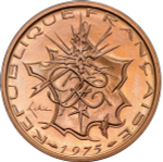 France 10 Francs 1975 - Mathieu Pessac, MS