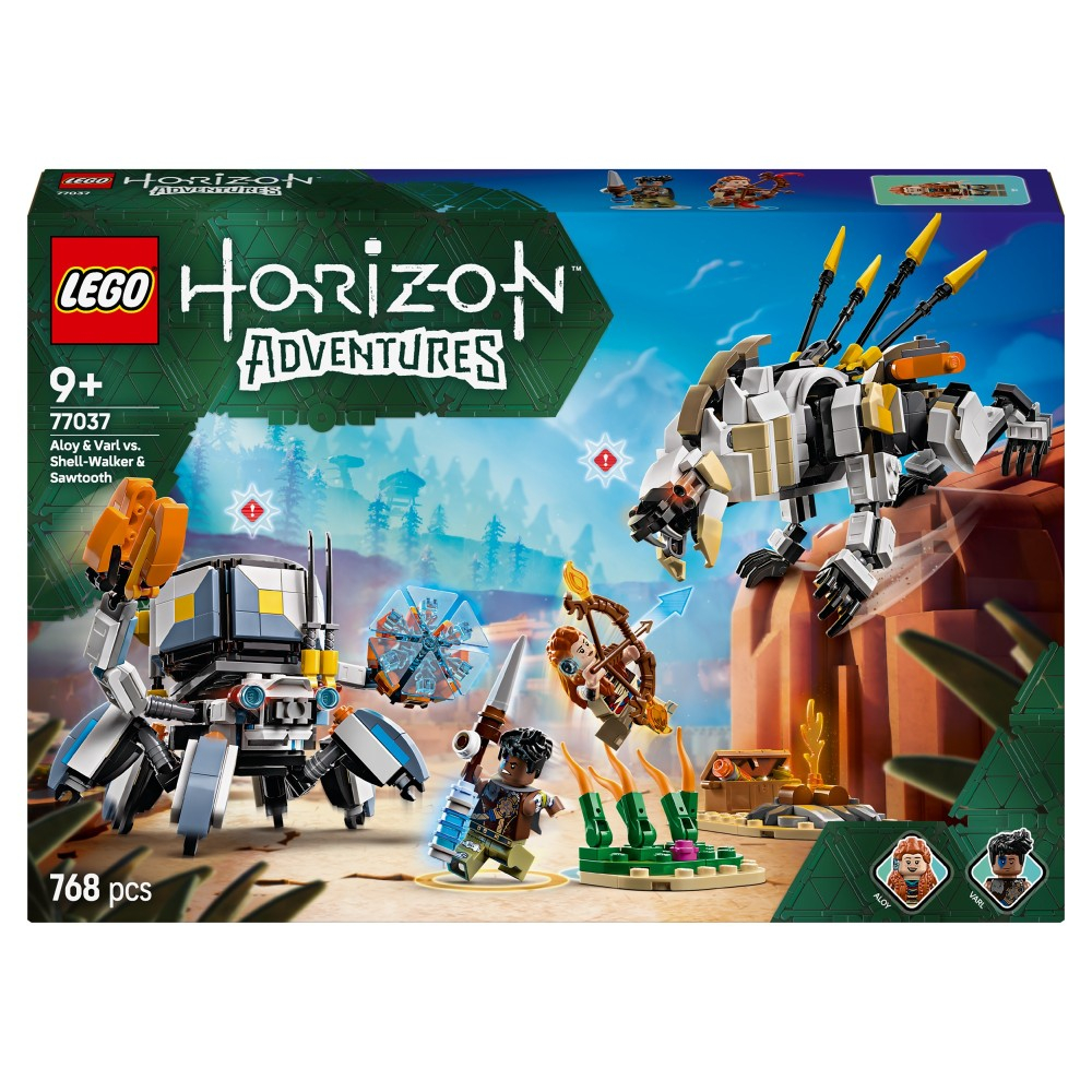 LEGO Horizon Adventures - Aloy и Varl против краболаза и пилозуб 77037