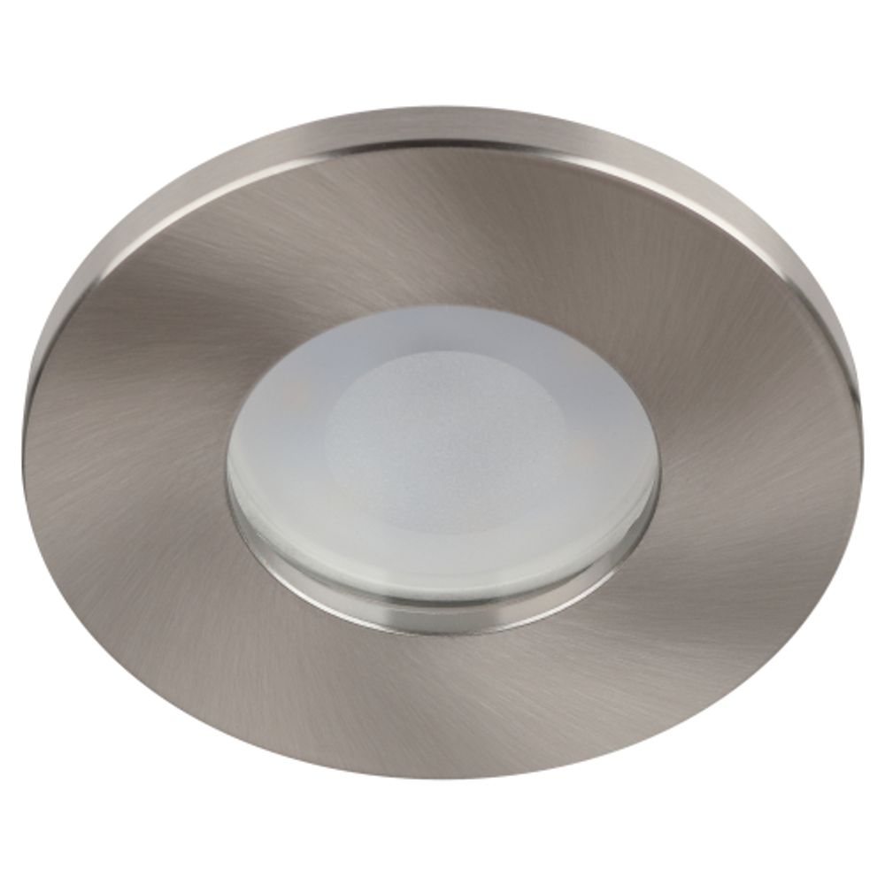 Встраиваемый светильник влагозащищенный ЭРА WR3 SN под лампу MR16 GU5.3 IP44 сатин/никель