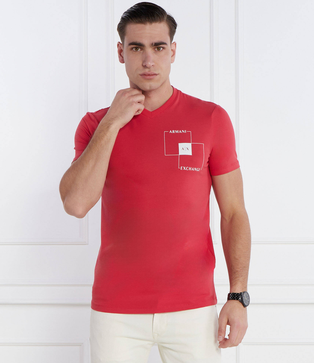 Футболка Armani Exchange - красный(3DZTHP ZJE6Z)