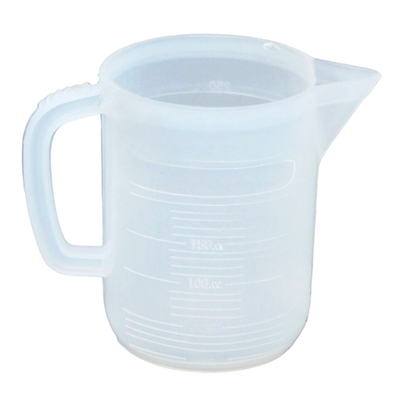 Стакан низкий 250 мл. с ручкой, с дел.,п/п, LAMAPLAST, уп.1шт