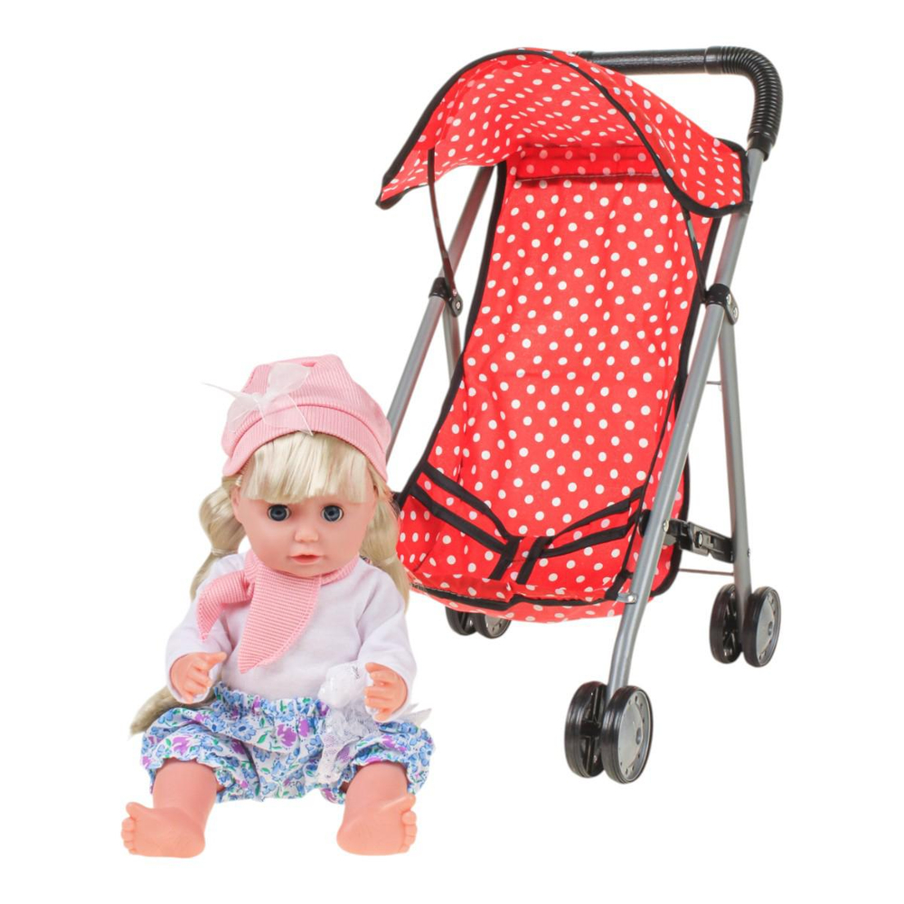 Коляска для кукол сидячая, пакет 894-2