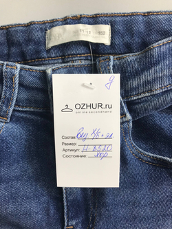 Джинсы Zara для стильной девочки, на 11/12 лет