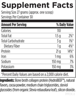 Designs For Health - Bone Broth Protein (PurePaleo) Chocolate - 810 gr