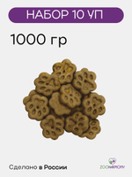 Печенье для собак с ягненком и тыквой Деревенские лакомства набор из 10 упаковок по 0,1кг