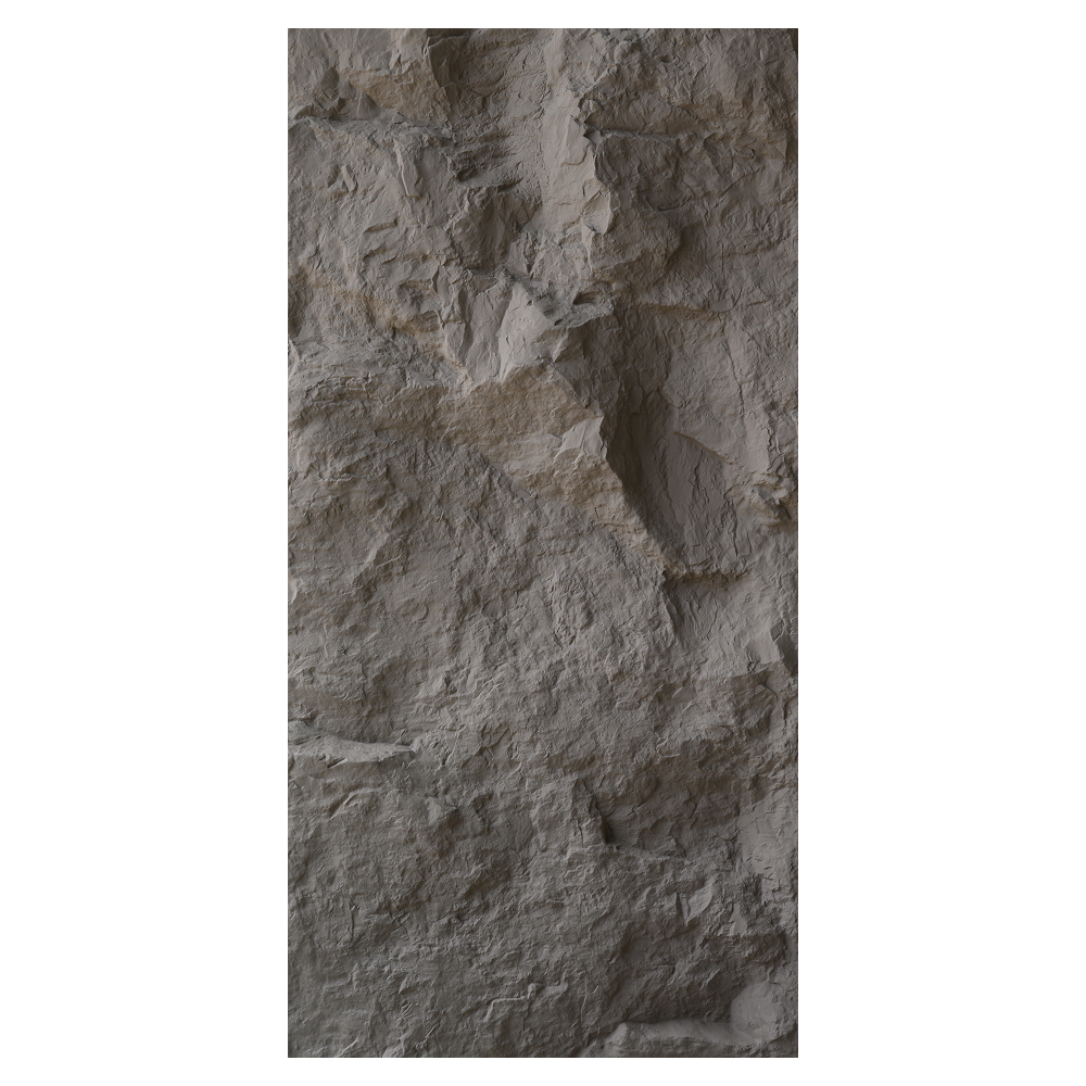 PU Rock Stone Cement grey