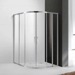 Душевой уголок Cezares Molveno 120x120 MOLVENO-R-22-90+30-C-Cr-IV стекло прозрачное/профиль хром