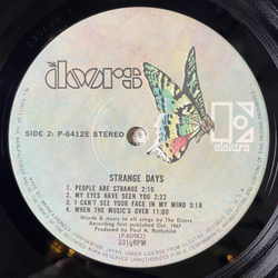Винтажная виниловая пластинка LP The Doors Strange Days (Japan 1980) (No Obi) Love Me Two Times