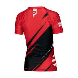 RGI-4021w Рашгард RASH GUARD IMMAF approved женский черно-красный