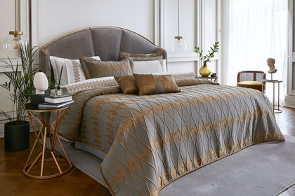 Покрывало ARIELLE (горчичный)