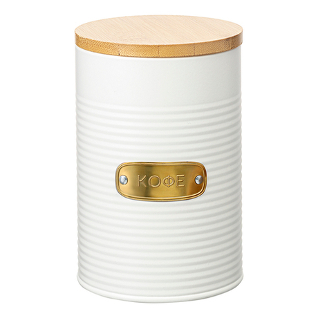 Банка для хранения кофе 1.3л Smart Solutions Irmel молочная