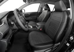 Авточехлы Rival Строчка (зад. спинка 40/60) для сидений Toyota RAV4 XA50 2019-н.в., эко-кожа, черные, SC.5711.1