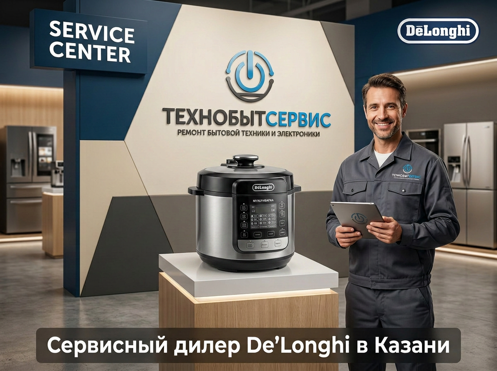 Ремонт мультиварки Delonghi в Казани