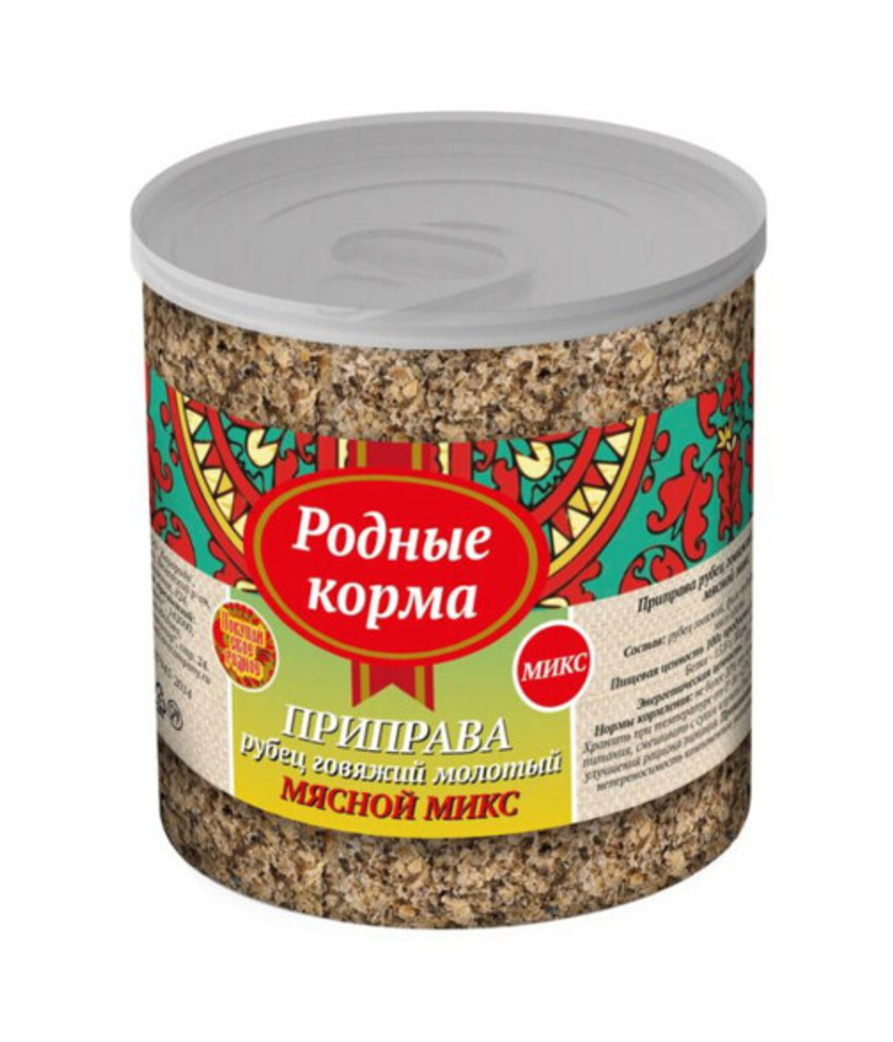 Приправа РОДНЫЕ КОРМА рубец говяжий 100 % молотый в банке 50 г