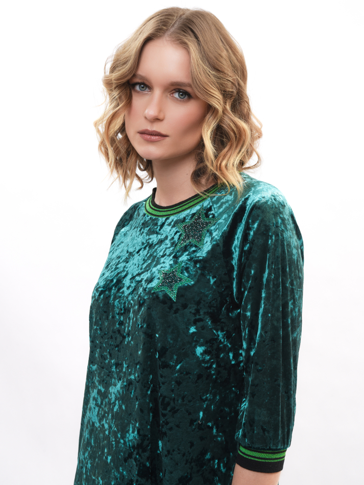 Платье женское бархатное