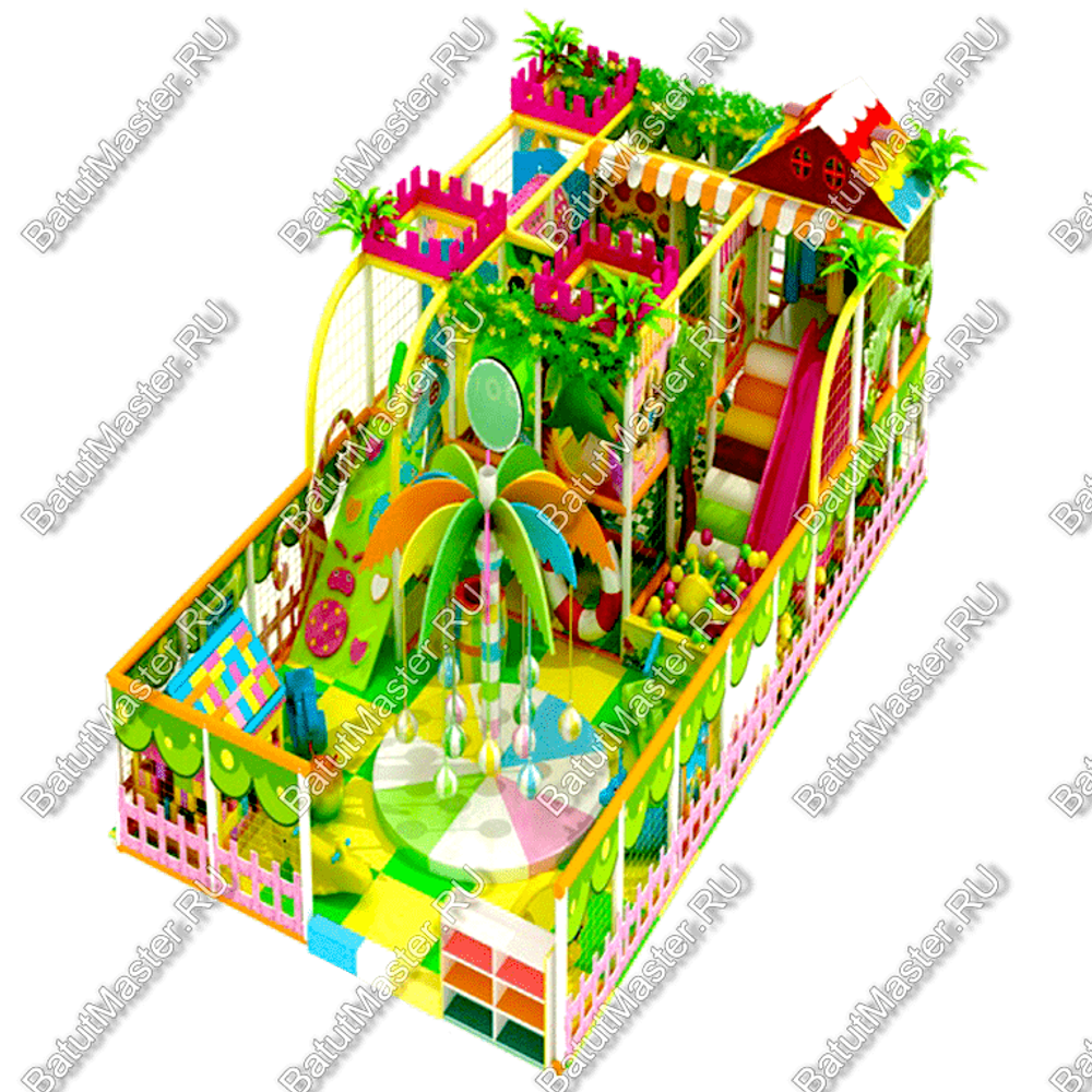 Детский игровой лабиринт "Пальмовый терем" HAS-1005