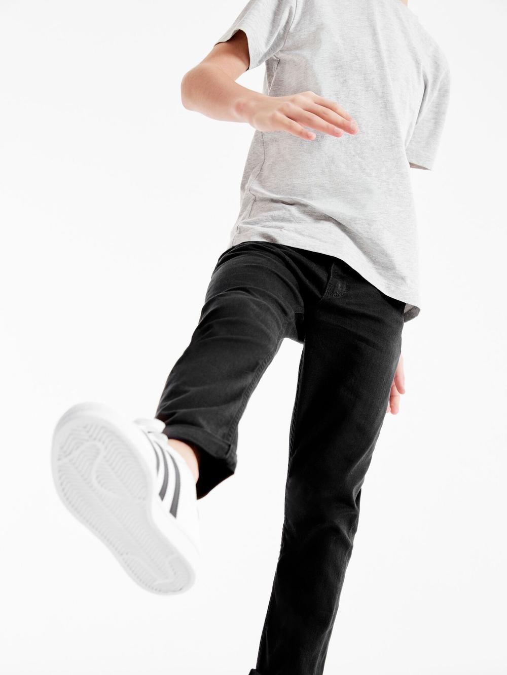 Джинсы стрейч для мальчика Next 304-017, Черный