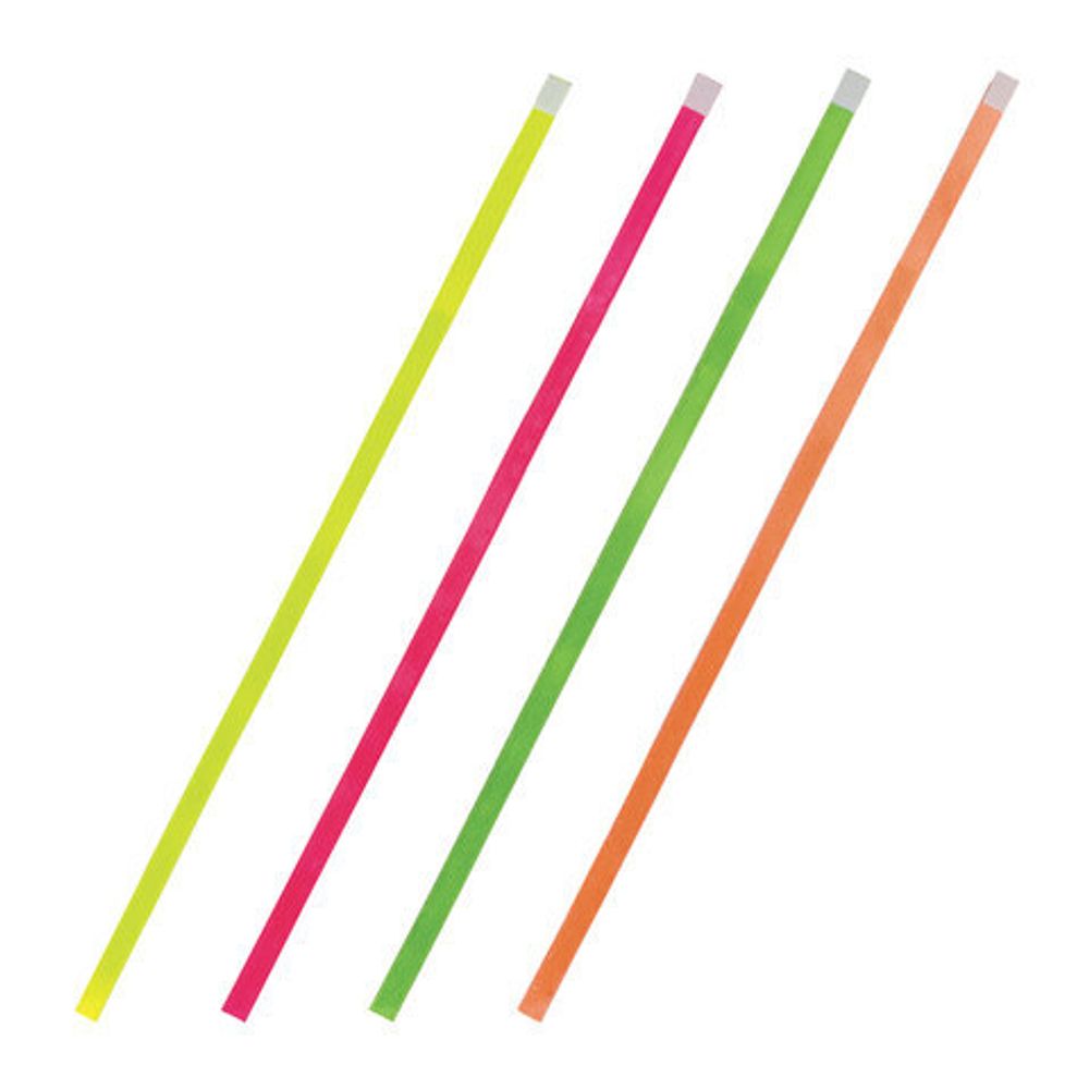 Закладки-ляссе "ПОЗИТИВ" для книг А5 (длина 28 см) ПИФАГОР, клейкий край, 4 ленты, 111649