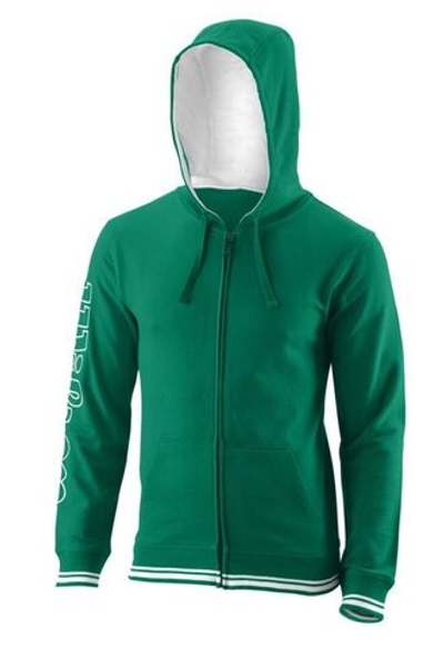 Куртка теннисная Wilson Team II FZ Hoody M - Green